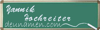 Yannik Hochreiter Visitenkarte
